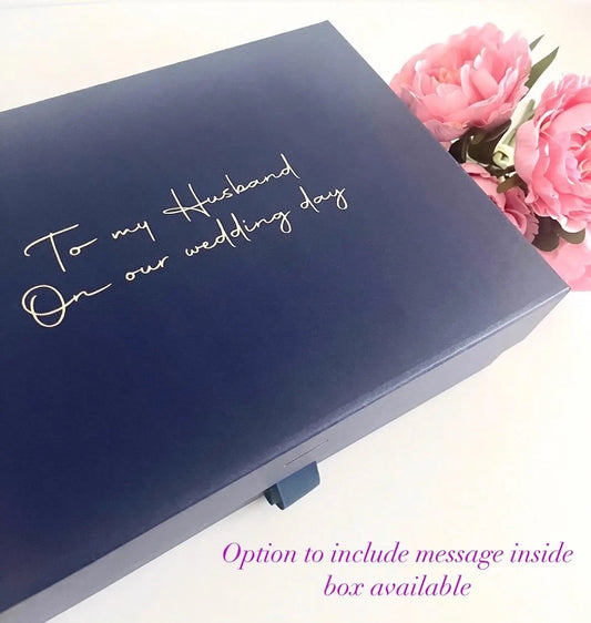 To my Husband on Wedding day gift box